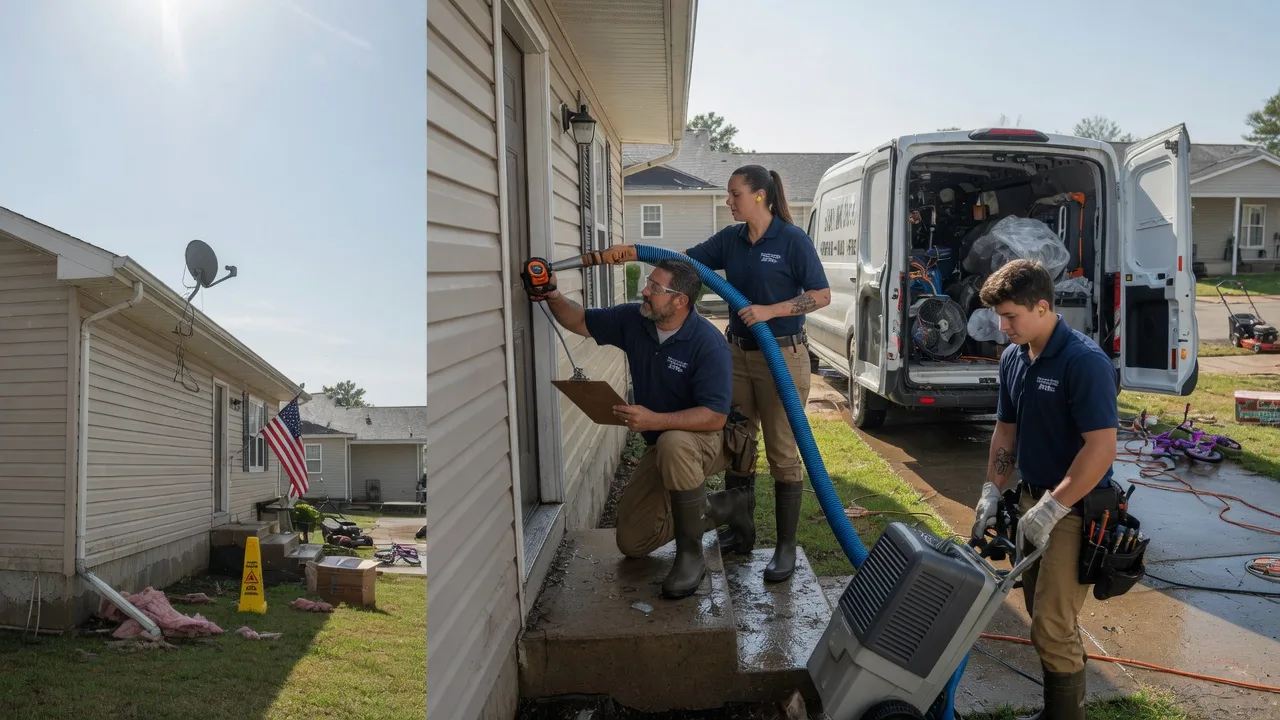 Ceiling Water Damage Restoration in Archie, MO near me